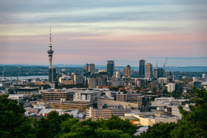 New Zealand cities: Auckland, Wellington